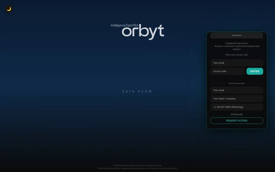 Orbyt Data Room