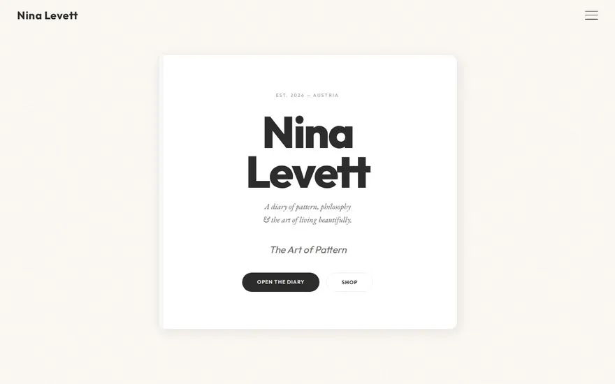 The Art of Pattern